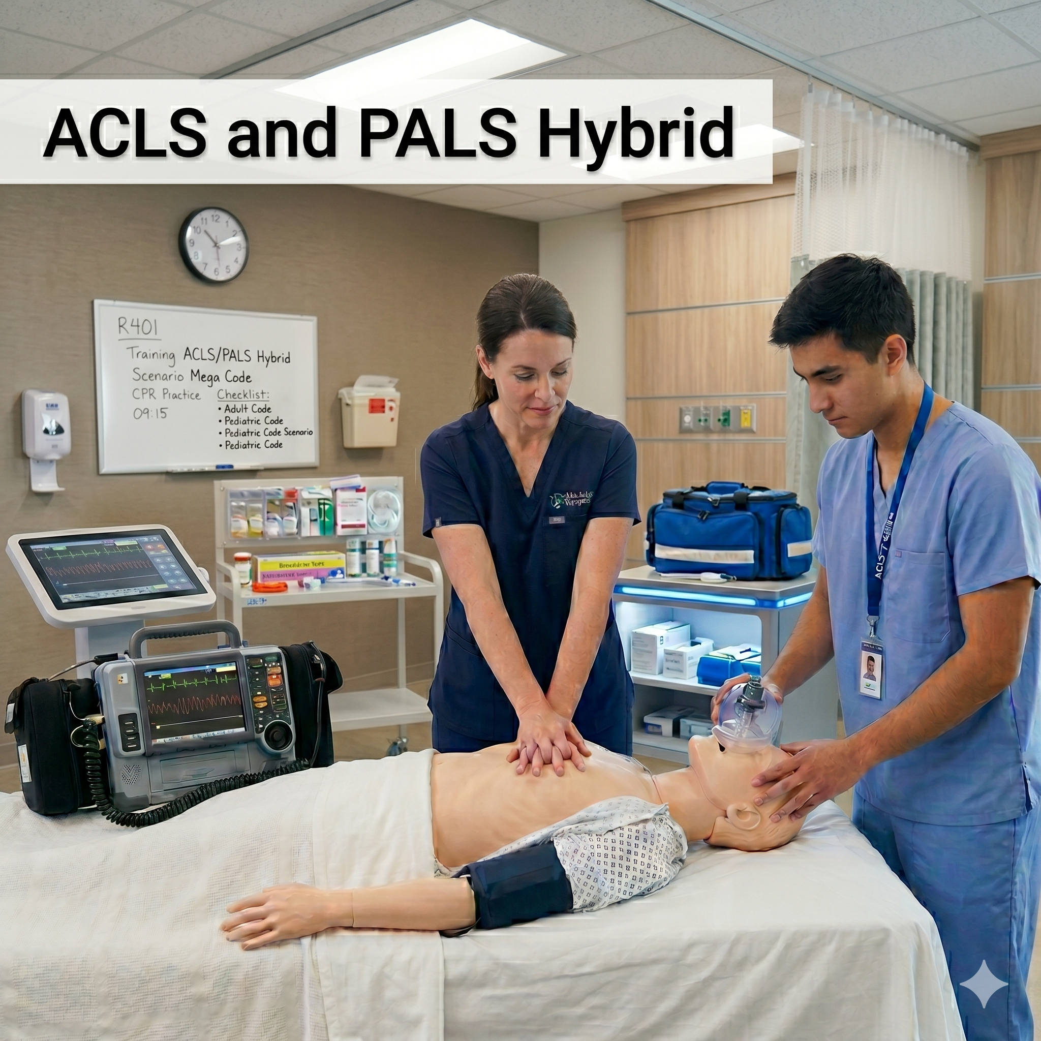 ACLS and PALS Hybrid